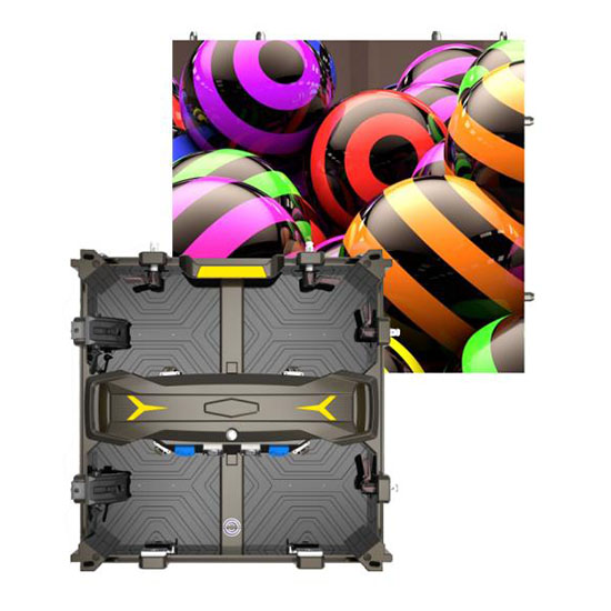 Sreath LDR Cosgais Hire a-staigh Cosgais Èifeachdach LED Screen 500x500mm Die Casting Aluminium Hire Panel Le Lampa LED agus Dealbhadh Dìon Modal LED